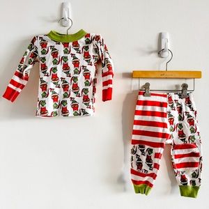 The Grinch by Hanna Andersson size 2T Christmas pajamas